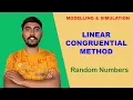 Linear Congruential Method Random Number Generation