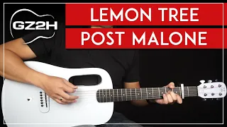 Download Lemon Tree Guitar Tutorial Post Malone Guitar Lesson |Chords + Strumming| MP3