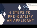 4 Steps To Pre-Qualify An Applicant LIHTC Communities