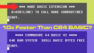 10x Faster Than C64 BASIC Hare Basic