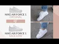 The Difference Between The Nike Air Force 1 Original Vs Sage Low A Side By Side Comparison