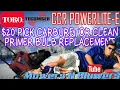TORO CCR POWERLITE-E 3HP 16 TECUMSEH SNOWBLOWER SNOW BLOWER CARB CLEAN PRIMER BULB REPLACEMENT FIX