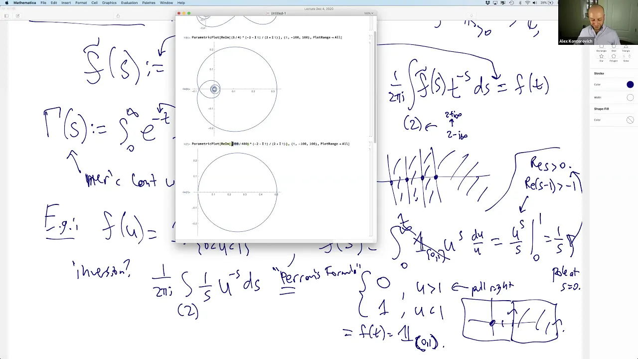 Lecture 27, Complex Analysis Rutgers Math 503 Prof. Kontorovich, 12/04/2020