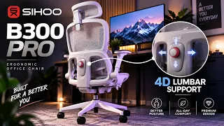 Sihoo B300 Pro Ergonomic Chair Review – 4D Lumbar Support is INSANE!