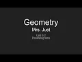 6 2 Notes Parallelograms
