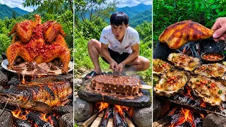 Best real food ever! | Baked Ice Cream, Whole Grilled Chicken| TikTok Funny Videos