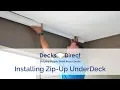 Is ZipUP UnderDeck the BEST Solution for a Waterproof Patio Ceiling Installing ZipUp Underdecking