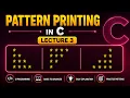 C Programming Pattern Printing Tutorial Star Patterns in C Lecture 3 for Beginners BS Niranjan