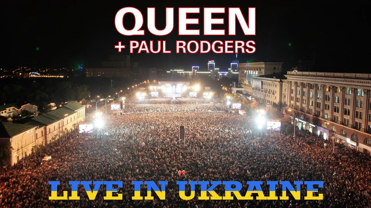 Queen + Paul Rodgers: Live In Ukraine 2008. YouTube Special. Raising funds for Ukraine Relief.