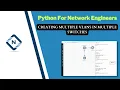 Python for Network Engineer Creating Multiple Vlans in Multiple Switches 25