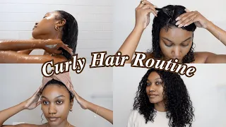 curly hair routine perfect wash and go for beautiful curls 