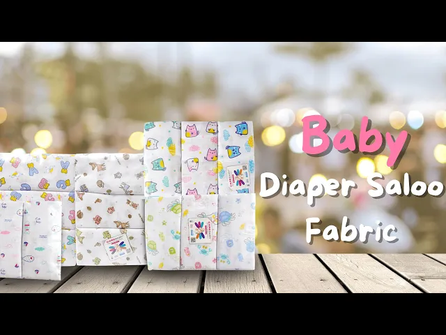 12 Pcs Baby Diaper Saloo Fabric