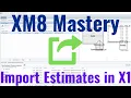 Xactimate Import and Export Estimates and Data in Version X1