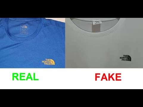 Download MP3 Real vs Fake North Face T shirt. How to spot counterfeit Northface tees.