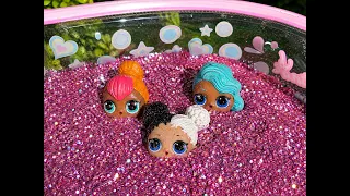 LOL SURPRISE DOLLS Buried In SPARKLE POOL!