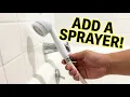 How To Add Sprayer To Bathtub
