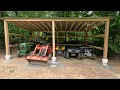 Building A 12x24 Lean To For Housing Toys