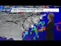Tracking the major snowstorm across the Carolinas