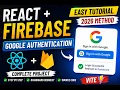 React Firebase Google Login Tutorial Beginner Friendly Vite Dashboard