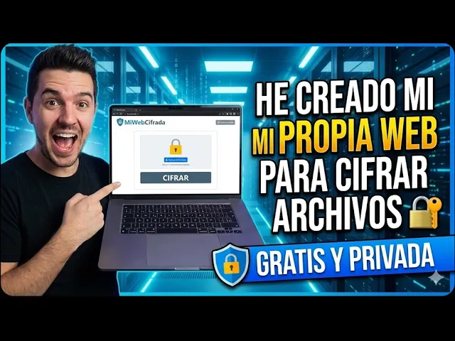 🔐 He creado mi propia WEB para Cifrar Archivos (Gratis y Privada)