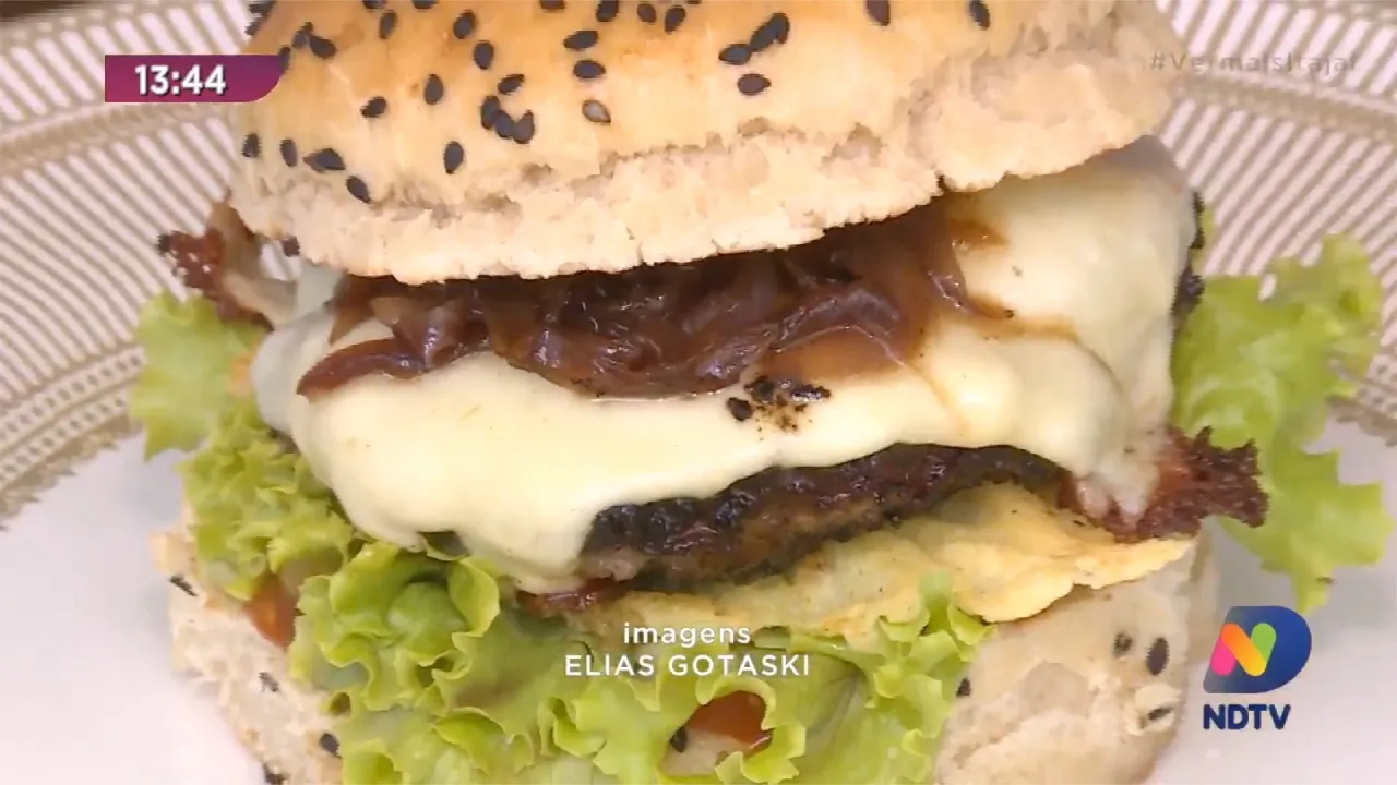 Aprenda a preparar um hambúrguer agridoce