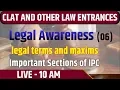 Download Lagu CLAT \u0026 Other law entrances|Legal Awareness | Exampur | 06 || Important Sections of IPC