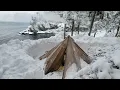 Download Lagu Hot Tent Camping in CRAZY Blizzard (Rescuing Trapped Drivers \u0026 Almost Getting Trapped My Self)