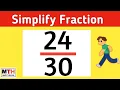 How to simplify the fraction Simplified