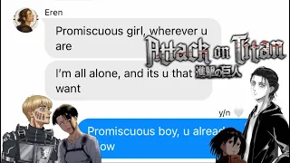 aot text promiscuous lyric prank on levi squad attack on titan