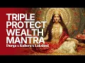 Lagu Triple Power Protection Mantra for Wealth \u0026 Harmony | Durga x Kubera x Lakshmi | 108 Times Chant