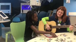 Jazmine singing Jesus Take the Wheel by Carrie Underwood 1st time singing it