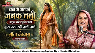 वन में भटकी जनक लली महल की रहने वाली दुःख उठा रही गली गली | सीता वनवास बुंदेली भजन | संध्या प्रजापति