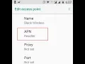 Black Wireless APN Settings for Android
