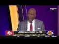 Lagu James Worthy reacts to LeBron scores 31 Pts near triple-double as Lakers beat Hawks 141-116