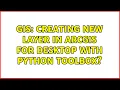 GIS Creating new layer in ArcGIS for Desktop with Python Toolbox
