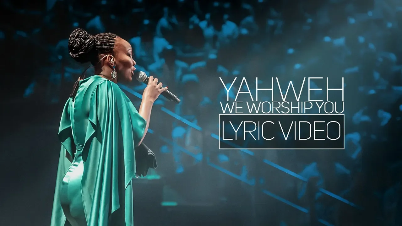 Spirit Of Praise 7 ft Bongi Damans - Yahweh, We Worship You - Lyric Video - Gospel Praise & Worship