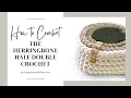 How to Crochet The Herringbone Half Double Crochet Crochet Tutorial