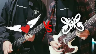 Download DEWA VS SLANK (Guitar Solo Battle) Legend ketemu Legend | yang mana lead favorit kalian 😀 MP3