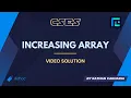 Increasing Array Solution CSES Problemset Introductory Problems