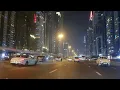 Download Lagu Driving on Dubai Most Famous Sheikh Zayed Road at Night | Dubai, United Arab Emirates