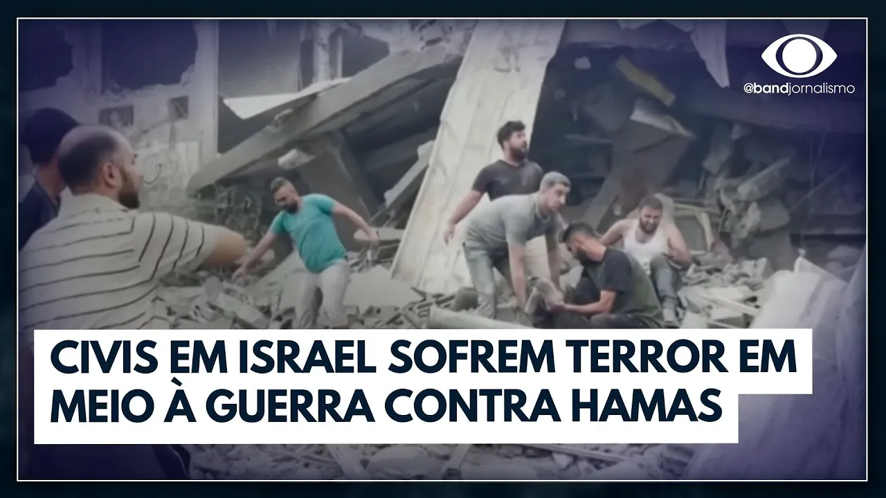 O drama vivido pelas vítimas da guerra entre Israel e Palestina | Jornal da Band