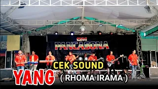 cek sound bikin merinding enak nya gak ketulungan