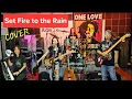 Lagu SET FIRE TO THE RAIN_(Adele) COVER By: Father \u0026 Kids @FRANZRhythm