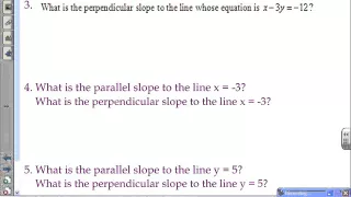 Unit 3 Parallel Perpendicular Day 1
