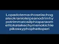 The longest English word