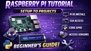 Raspberry Pi Full Course for Beginners OS Setup Python GPIO Projects