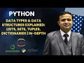 Python Data Types Data Structures Explained Lists Sets Tuples Dictionaries In-Depth Tutorial