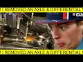 I REMOVED A GO KART DIFFERENTIAL AND AXIL