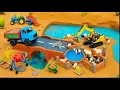 Download Lagu DIY Mini Truck Builds Brick \u0026 Metal Railing Bridge | Fun Construction Science Project