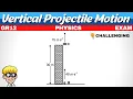 Vertical motion exam question